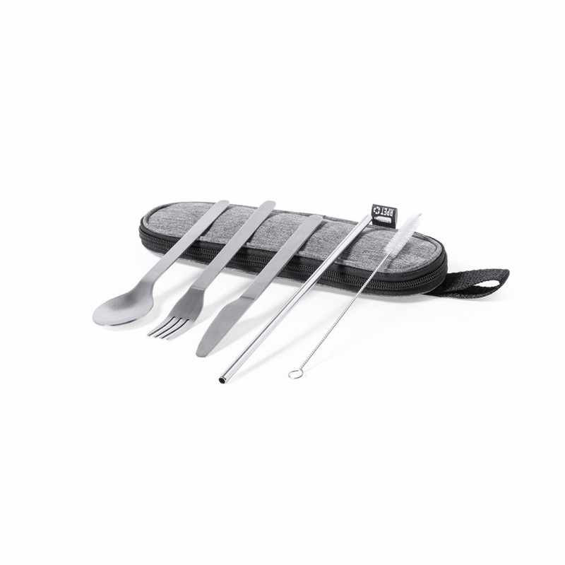 Posate riutilizzabili personalizzate con logo - cod. MK1067