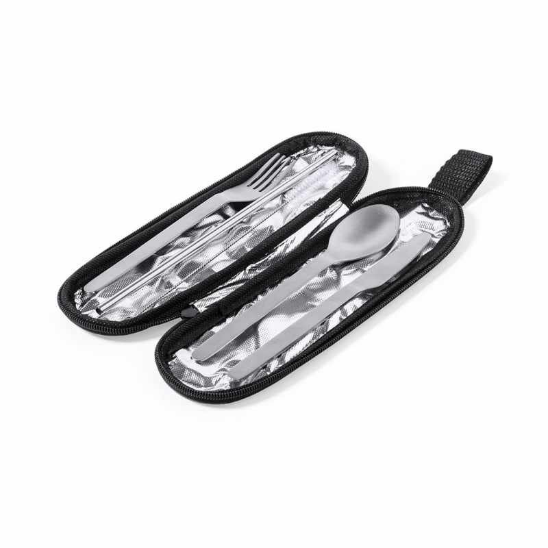 Posate riutilizzabili personalizzate con logo - cod. MK1067