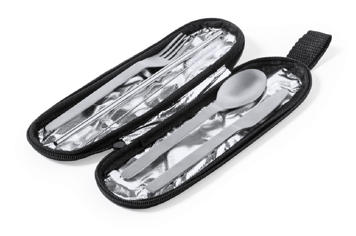 Posate riutilizzabili personalizzate con logo - cod. MK1067