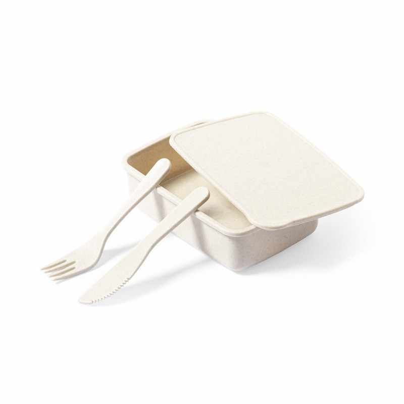 Porta Pranzo con posate da personalizzare - cod. MK1124