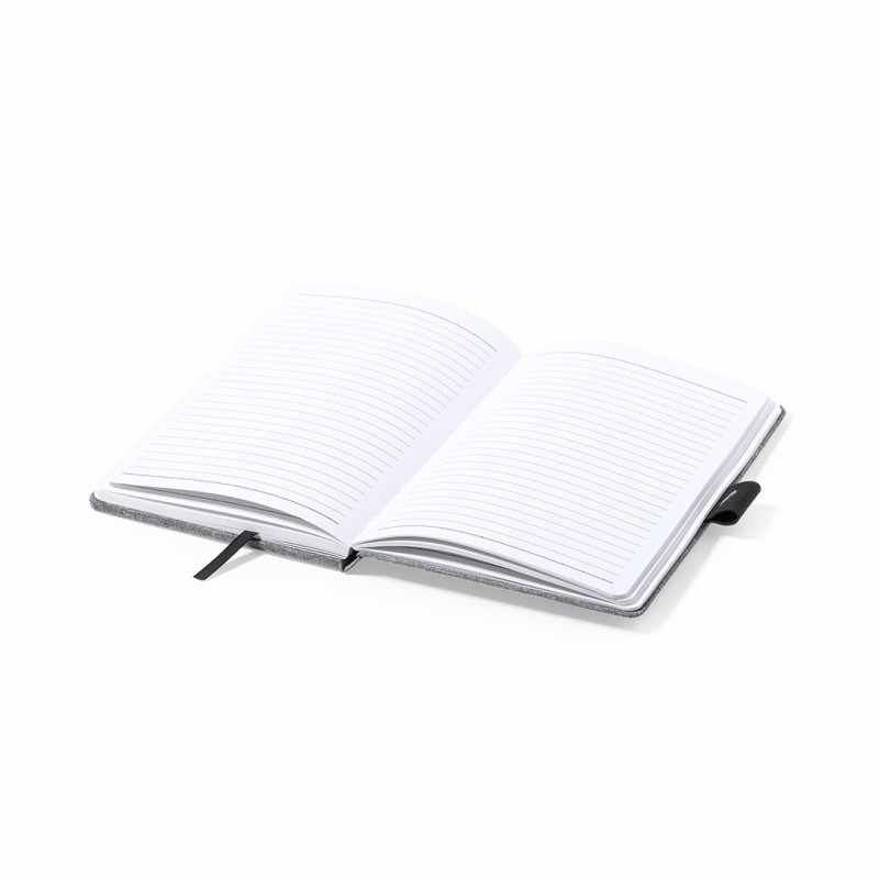 Block Notes con caricatore wireless 10W e 80 fogli a righe - cod. MK1135