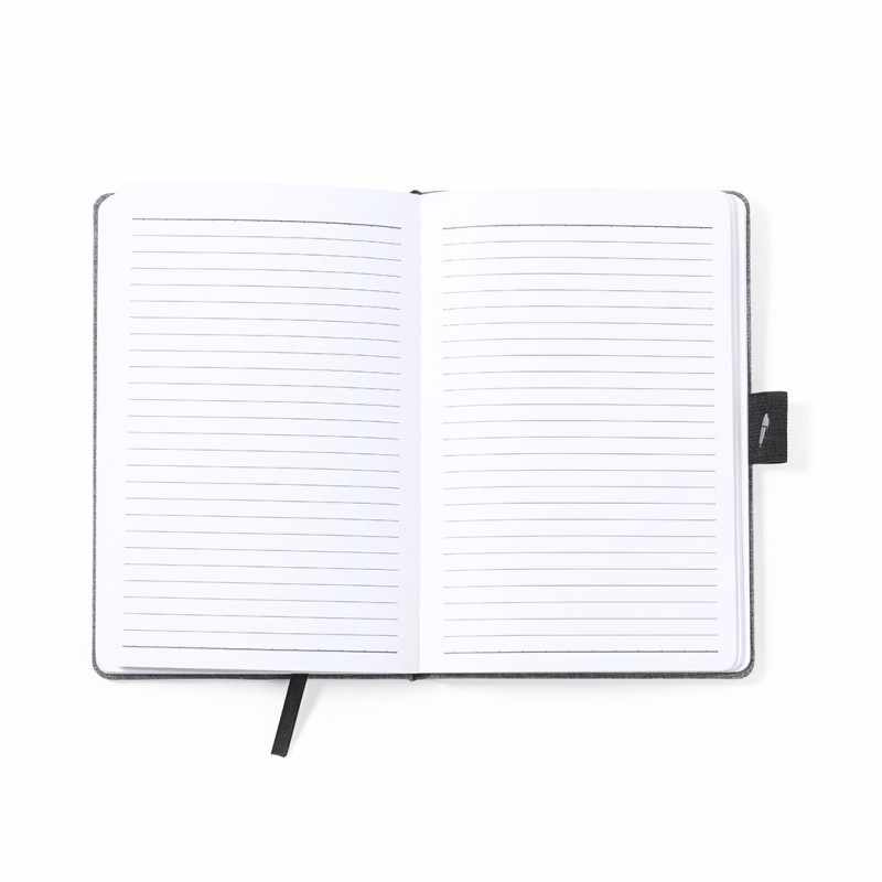 Block Notes con caricatore wireless 10W e 80 fogli a righe - cod. MK1135