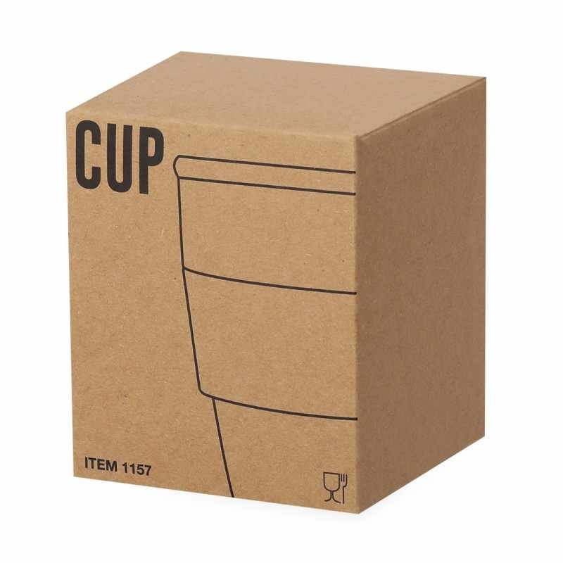 Bicchiere in plastica e sughero con stampa logo - cod. MK1157