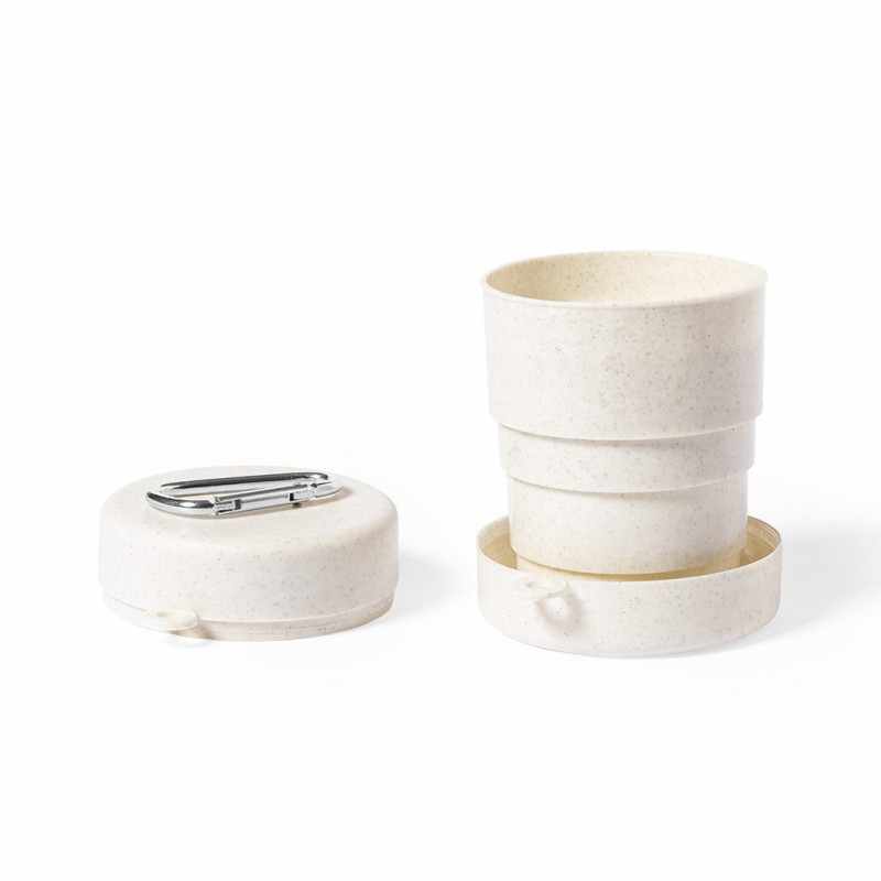 Bicchiere pieghevole con scritta - cod. MK1161