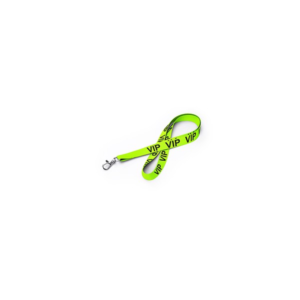 Lanyard neon con testo standard - FA-6641