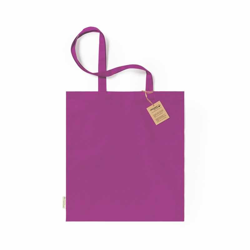 Borsa colorata con scritte f.to 38x42 cm. - cod. MK1175
