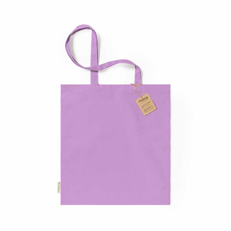 Borsa colorata con scritte f.to 38x42 cm. - cod. MK1175