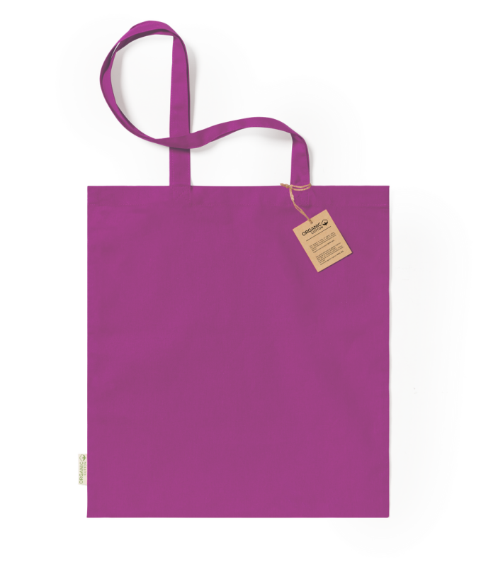 Borsa colorata con scritte f.to 38x42 cm. - cod. MK1175