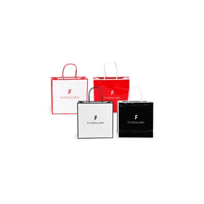 Shopper di carta laminate con impressione a caldo - FA-6989 Shopper di carta laminate con impressione a caldo - FA-6989