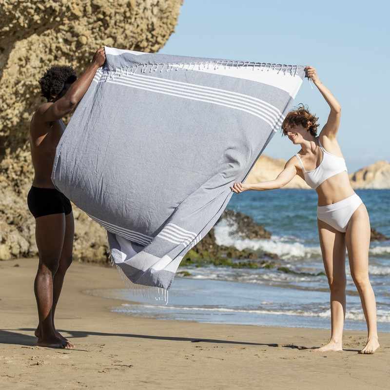 Telo da spiaggia con logo - cod. MK1182