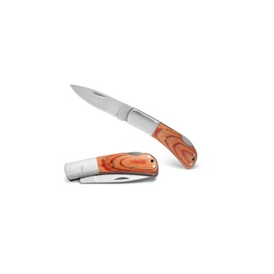 Coltellino tascabile con manico in legno - FA-7896 Coltellino tascabile con manico in legno - FA-7896
