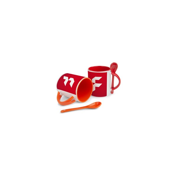 Tazze da caffè con cucchiaio - FA-8299