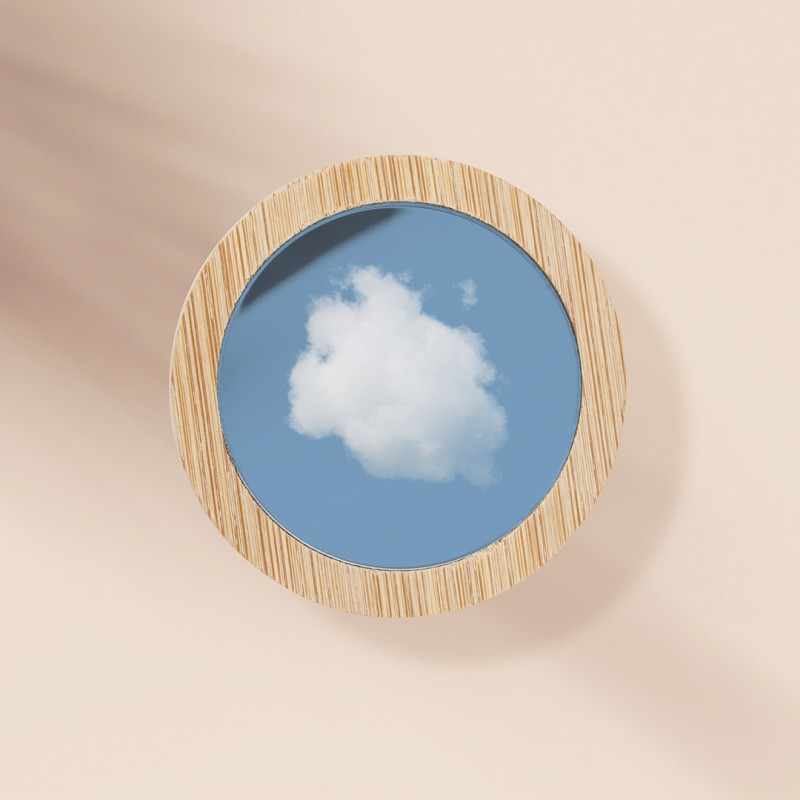 Specchietto personalizzato con logo - cod. MK1236