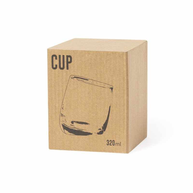 Bicchiere in vetro originale da personalizzare - cod. MK1254