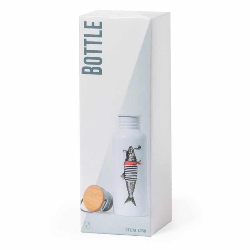 Borraccia bianca da 700 ml - cod. MK1259