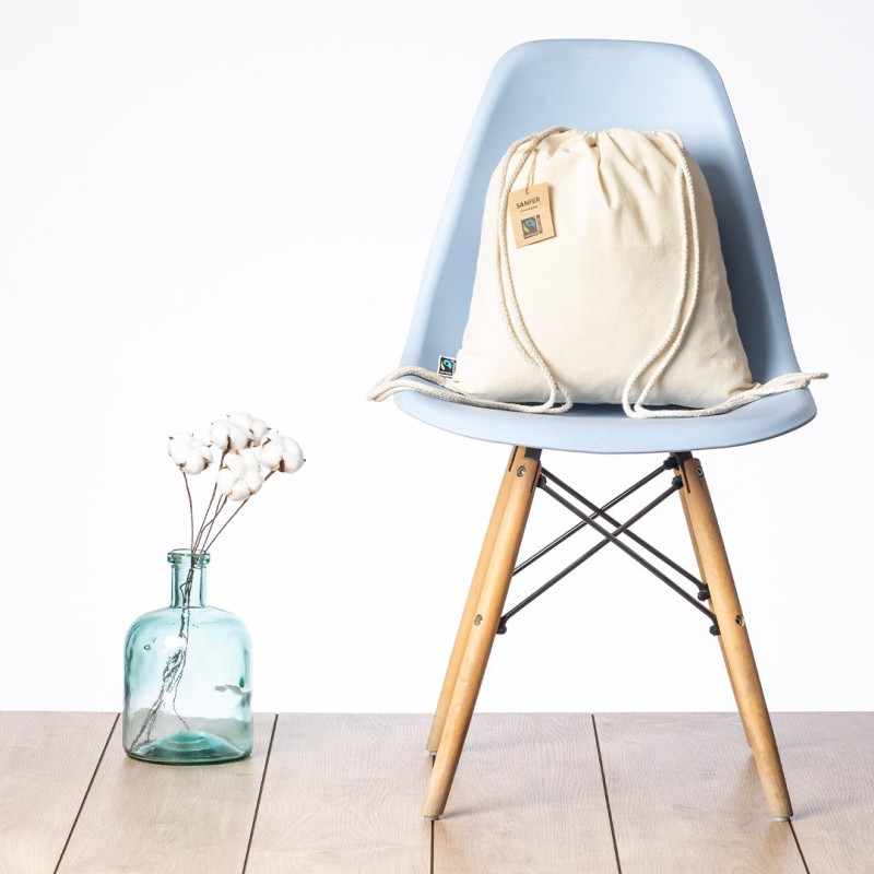 Zainetto da serigrafare con scritte f.to 38x42cm. - cod. MK1267