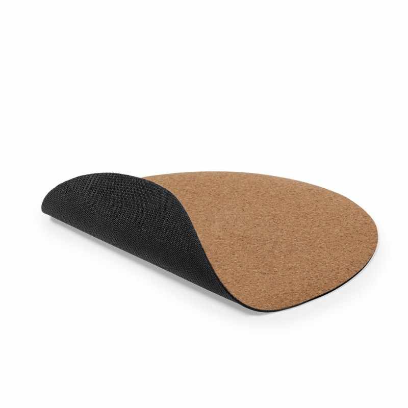 Tappetino Mouse rotondo in sughero personalizzato - cod. MK1286