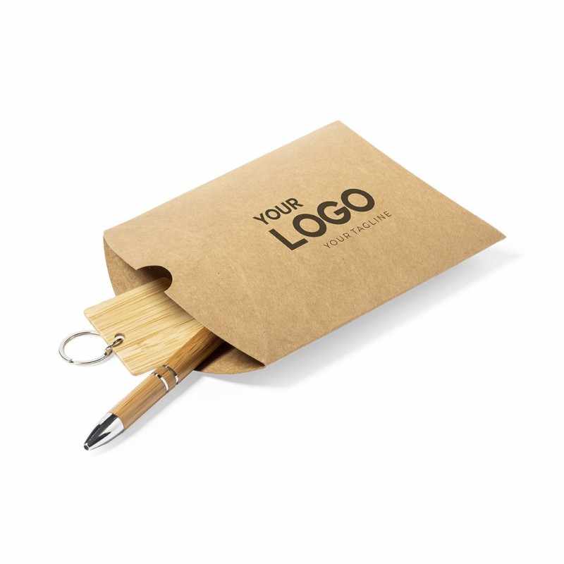 Scatola Regalo in cartone riciclato con logo - cod. MK1315