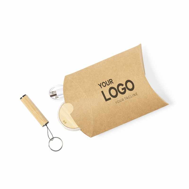 Scatola Regalo in cartone riciclato con logo - cod. MK1315