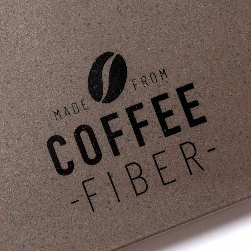 Block Notes con copertina in fibra di caffè da serigrafare - cod. MK1414