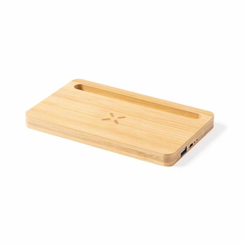 Caricabatterie wireless con logo stampato - cod. MK1438