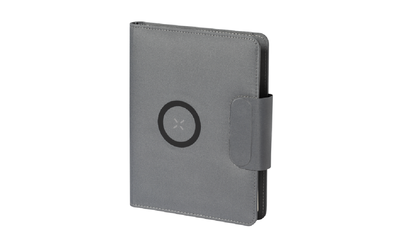 Block Notes multifunzione con caricatore wireless e 65 fogli - cod. MK1466