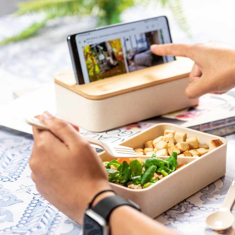 Lunch box con posate - cod. MK1479