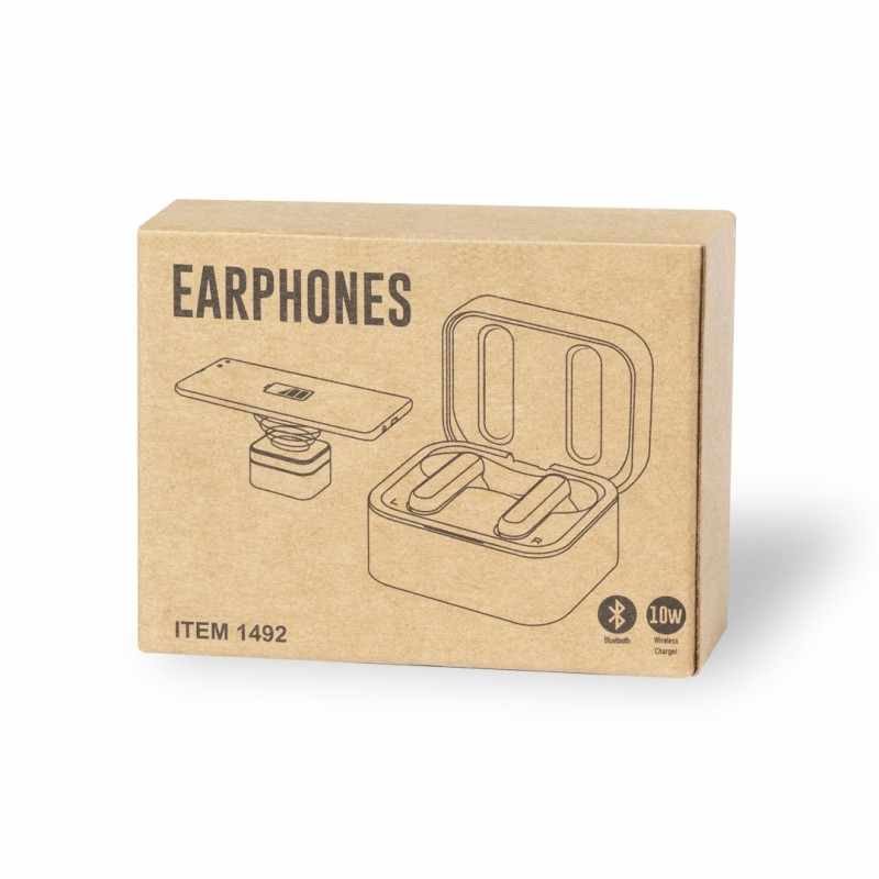 Auricolari con caricatore per smartphone - cod. MK1492