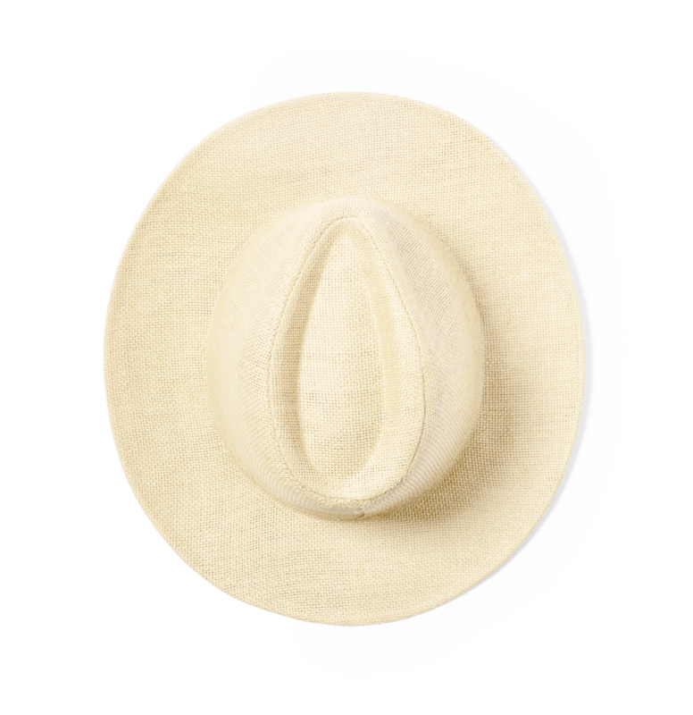 Sombrero con scritte serigrafate - cod. MK1531