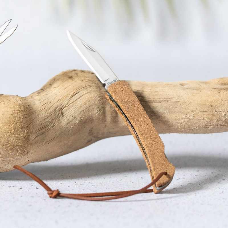 Coltellino personalizzato con impugnatura in sughero - cod. MK1586