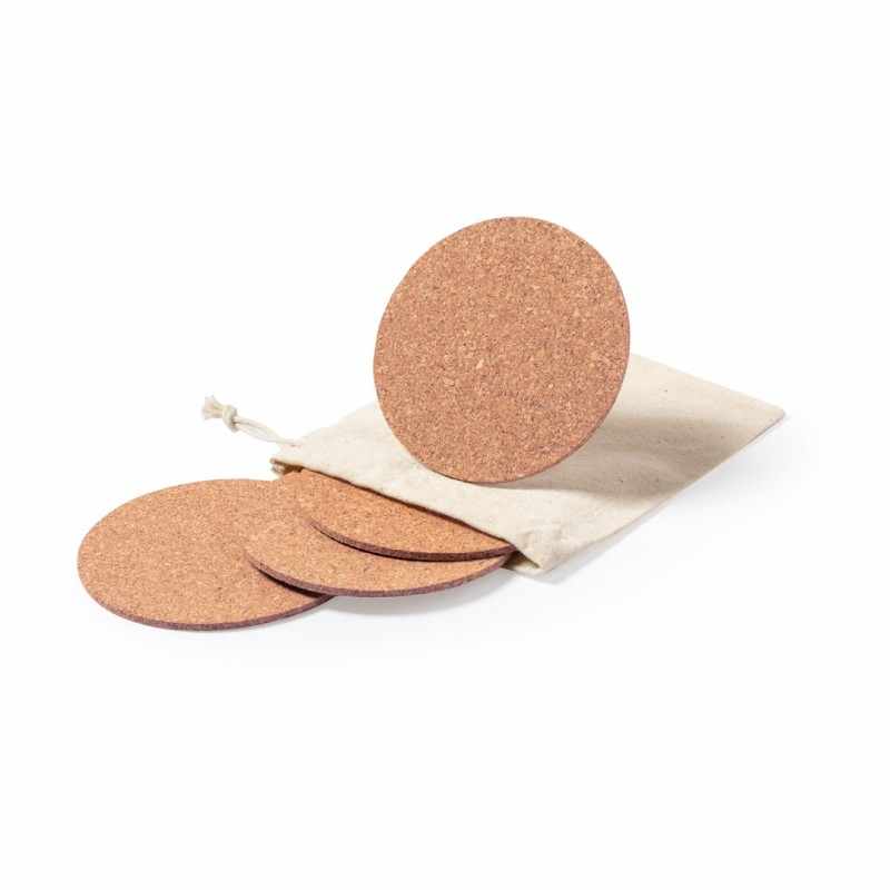 Sottobicchieri in sacchetto personalizzato - cod. MK1655