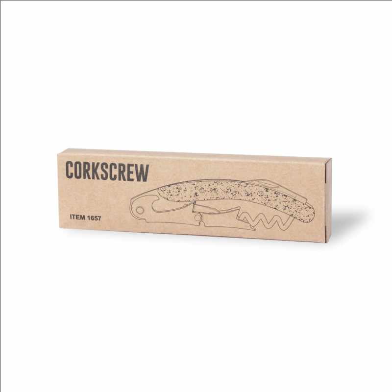 Apribottiglie in sughero personalizzabili con logo - cod. MK1657