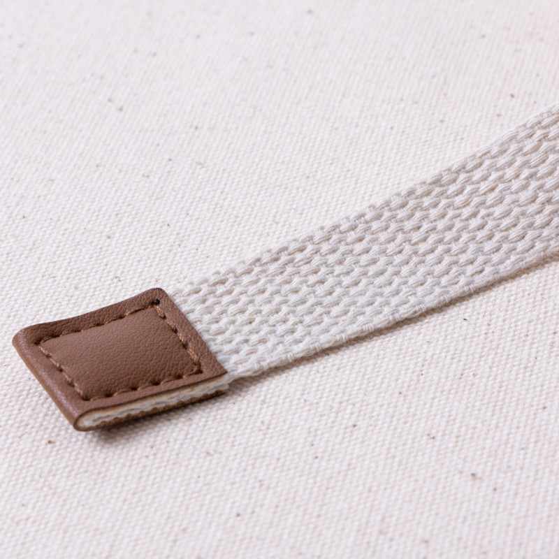 Grembiule con stampa logo e cinturini in similpelle - cod. MK1714