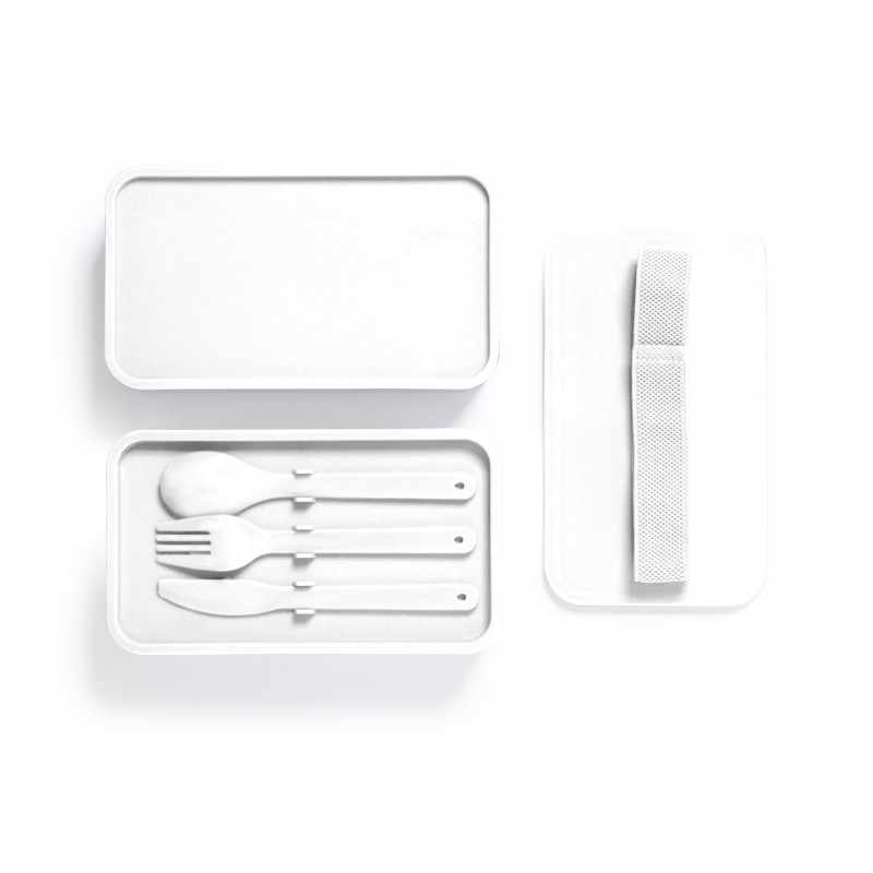 Portapranzo con posate incluse - cod. MK1740