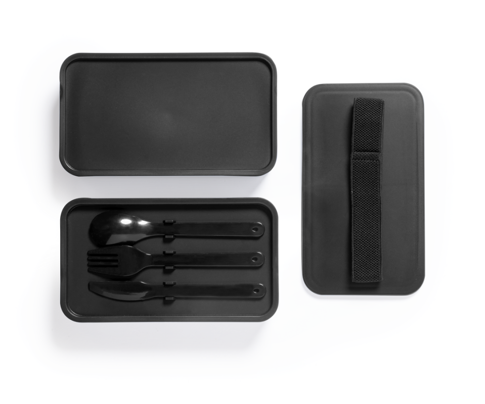 Portapranzo con posate incluse - cod. MK1740