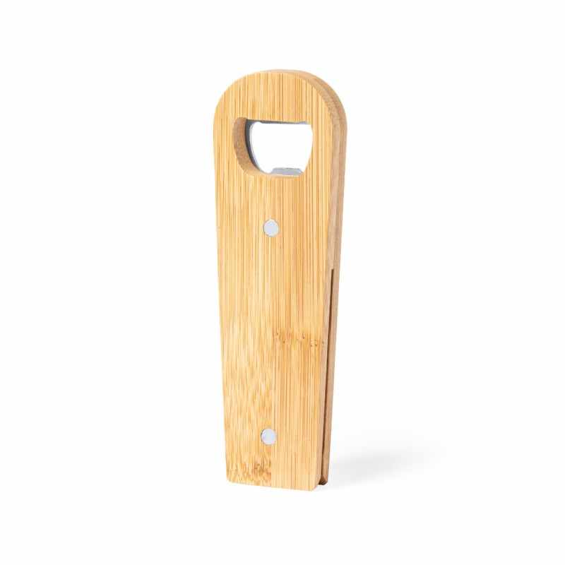 Apribottiglie in bambù personalizzato - cod. MK1750