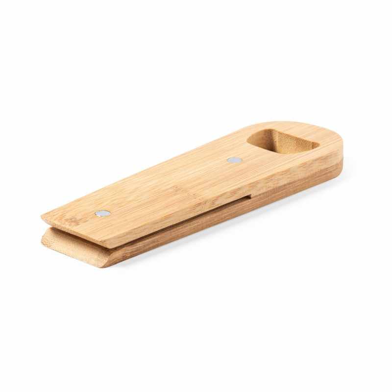 Apribottiglie in bambù personalizzato - cod. MK1750