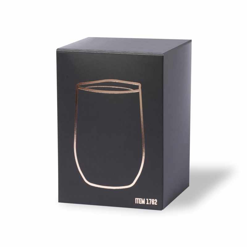 Bicchiere Termico rivestito in rame personalizzato con logo - cod. MK1762