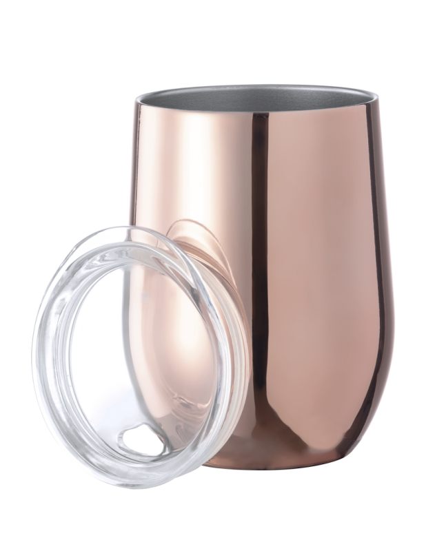 Bicchiere Termico rivestito in rame personalizzato con logo - cod. MK1762