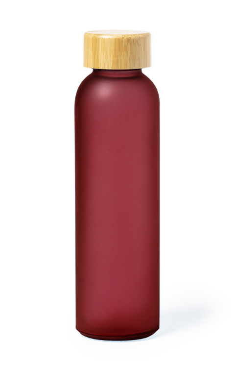 Borraccia in vetro con scritte promozionali da 500 ml - cod. MK1811