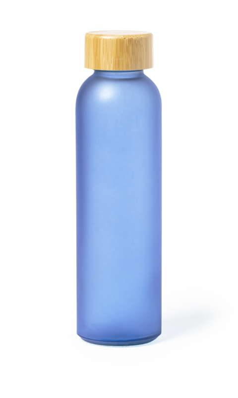 Borraccia in vetro con scritte promozionali da 500 ml - cod. MK1811