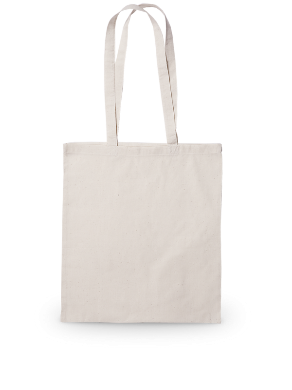 Borsa in cotone naturale f.to 37x41 cm. - cod. MK1818