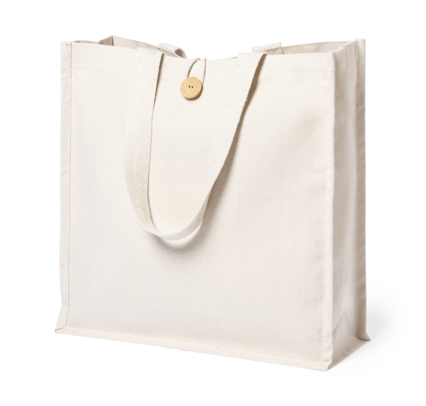 Borsa con soffietto e chiusura a bottone f.to 38x38x12 cm. - cod. MK1823