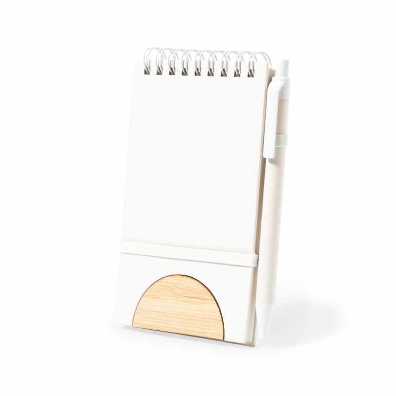 Taccuino personalizzato con scritte con portacellulare - cod. MK1890