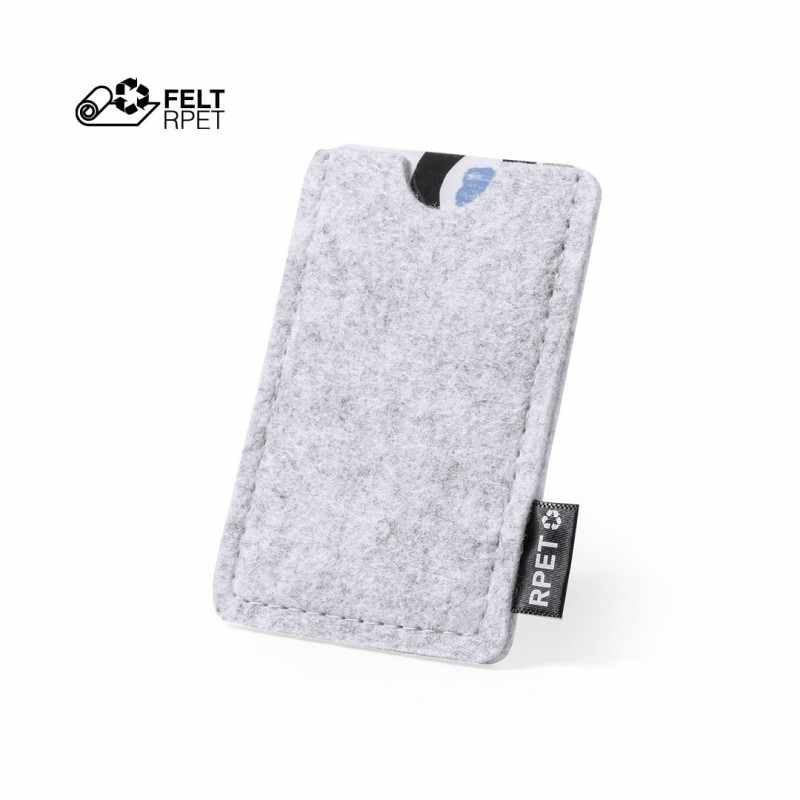 Porta Carte in feltro con stampa logo - cod. MK1903