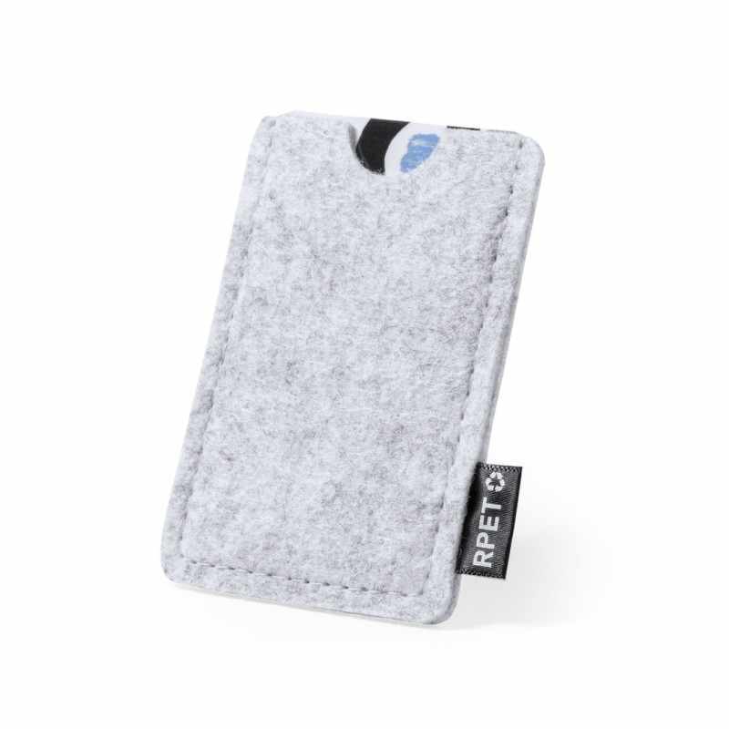 Porta Carte in feltro con stampa logo - cod. MK1903