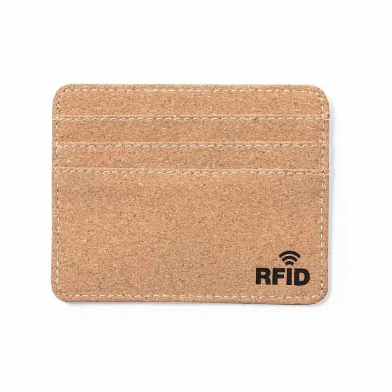 Porta Carte in sughero con logo - cod. MK1916