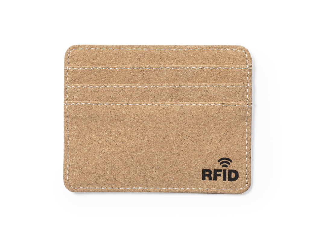 Porta Carte in sughero con logo - cod. MK1916