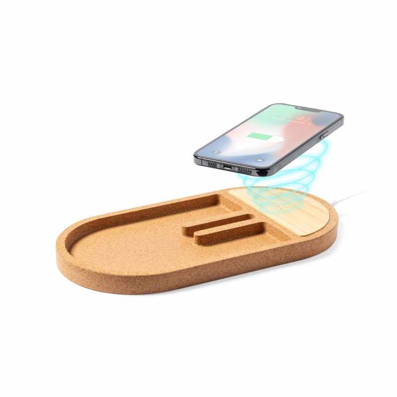 Caricabatterie wireless da stampare con logo - cod. MK1968