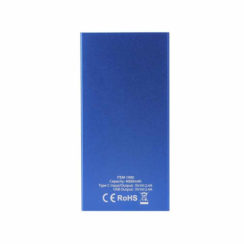 Power Bank personalizzabile con scritte da 4.000 mAh - cod. MK1990
